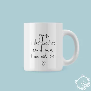 Yes, I like crochet and no, I am not old.