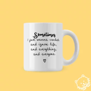 Sometimes I just wanna crochet and ignore life…
