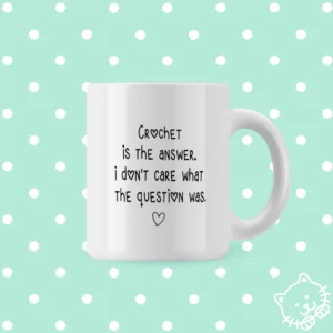 Crochet is the answer. I don’t care what the question was.