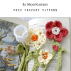 Crochet Flower Bookmarks Free Crochet Pattern