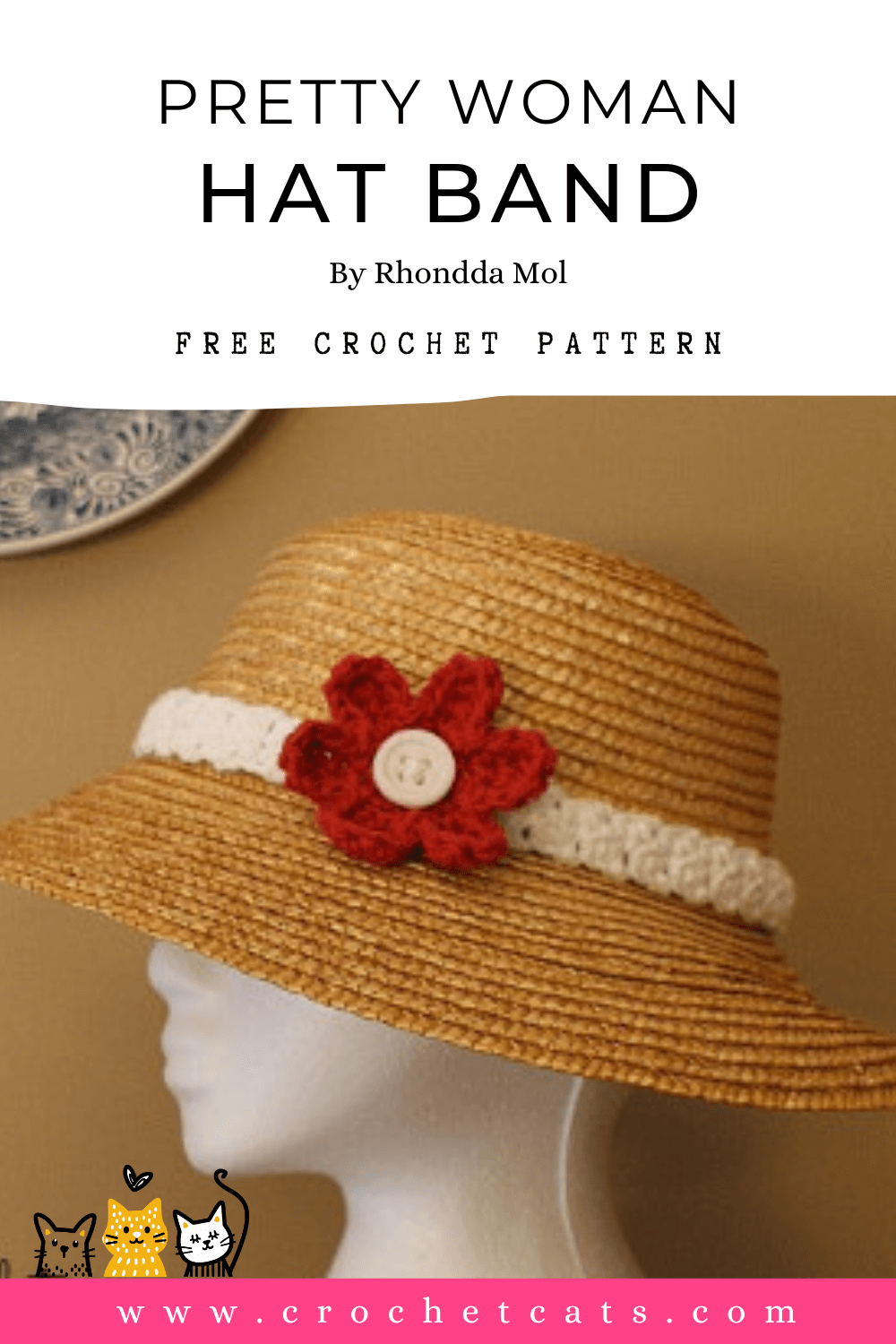 Pretty Woman Hat Band