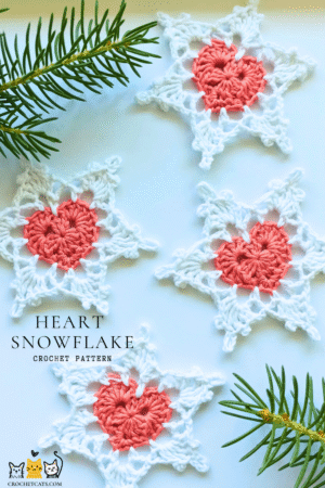 Love You Snowflake Crochet Pattern