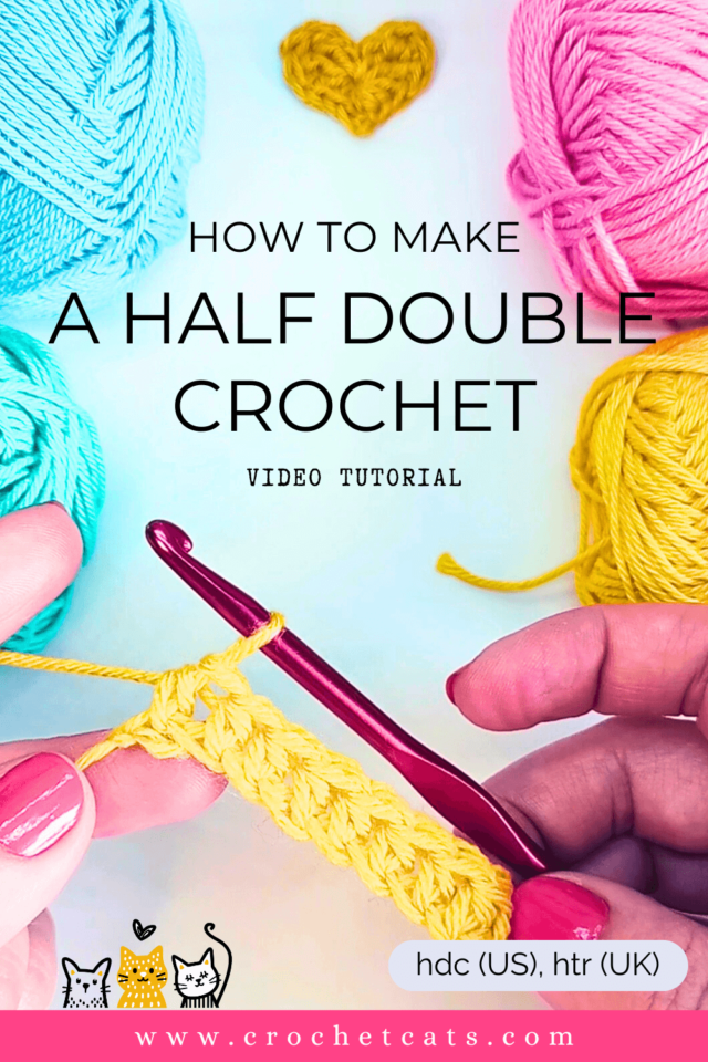 Master the Half Double Crochet Stitch – Crochet Cats