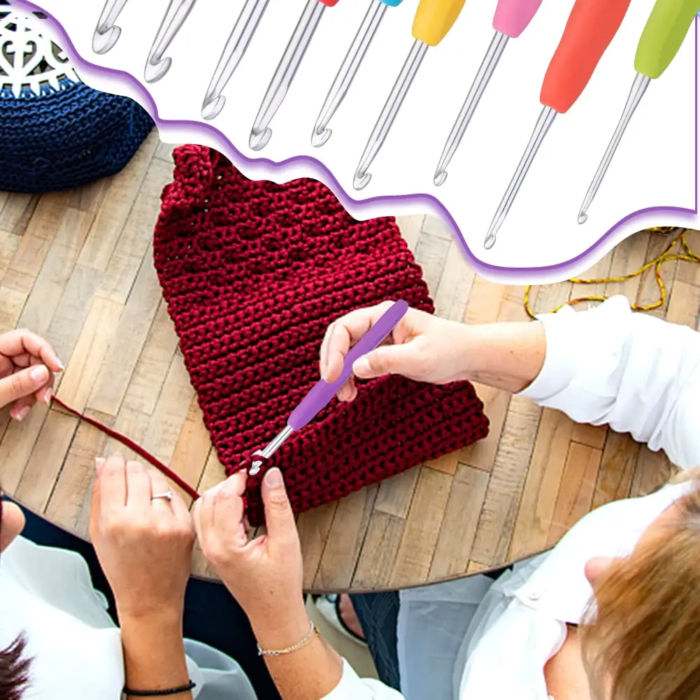 Beginner Crochet Kit – All-in-One Set with Hooks, Yarn for Travel – Yellow - Image 2