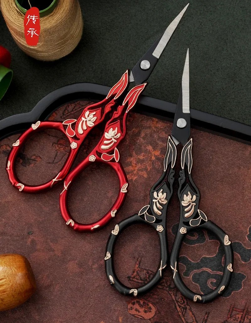 1 Pair Embroidery Scissors – Sharp Stainless Steel - Image 2