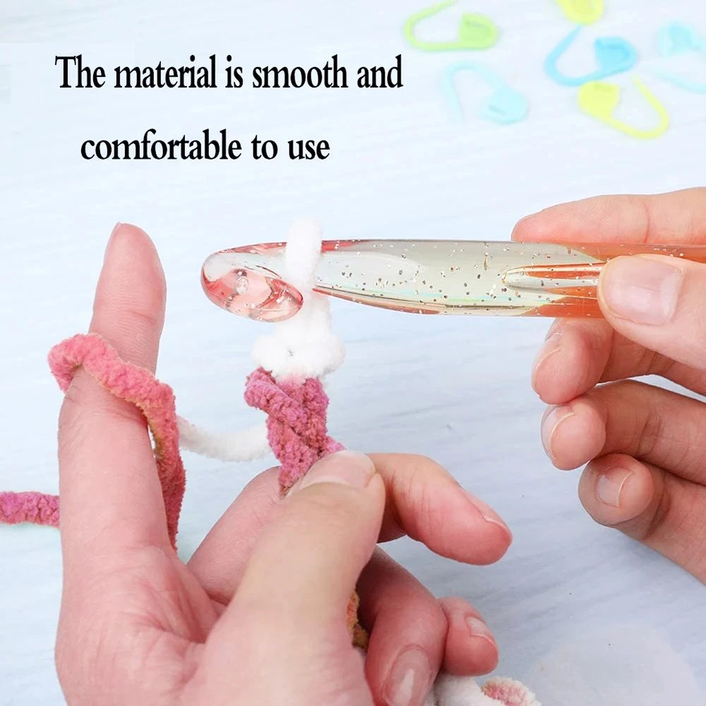 9-Piece Crochet Hooks Set (3mm–12mm) - Image 5