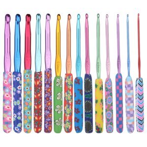 Crochet Hooks in 5, 9, or 14 Piece Options (2.0mm–10.0mm) – Lightweight, Portable & Perfect Gift