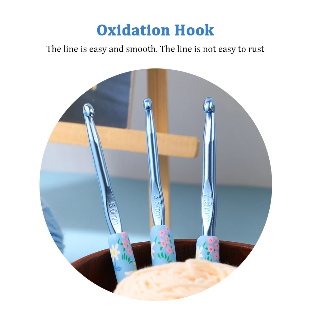 Little Bee Print Crochet Hooks - 2.0-10.0mm - Image 5