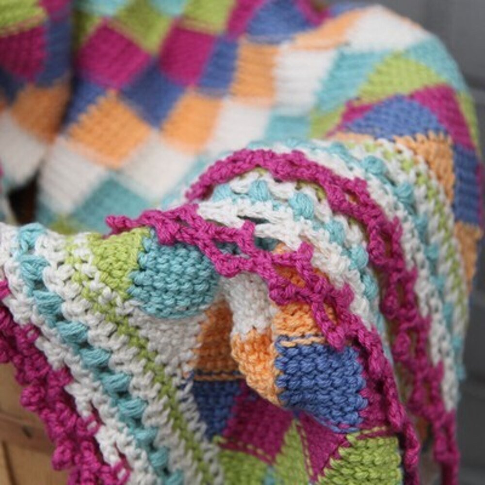 404 Playing Blocks Baby Blanket - Crochet Pattern for Babies in Valley Yarns Longmeadow