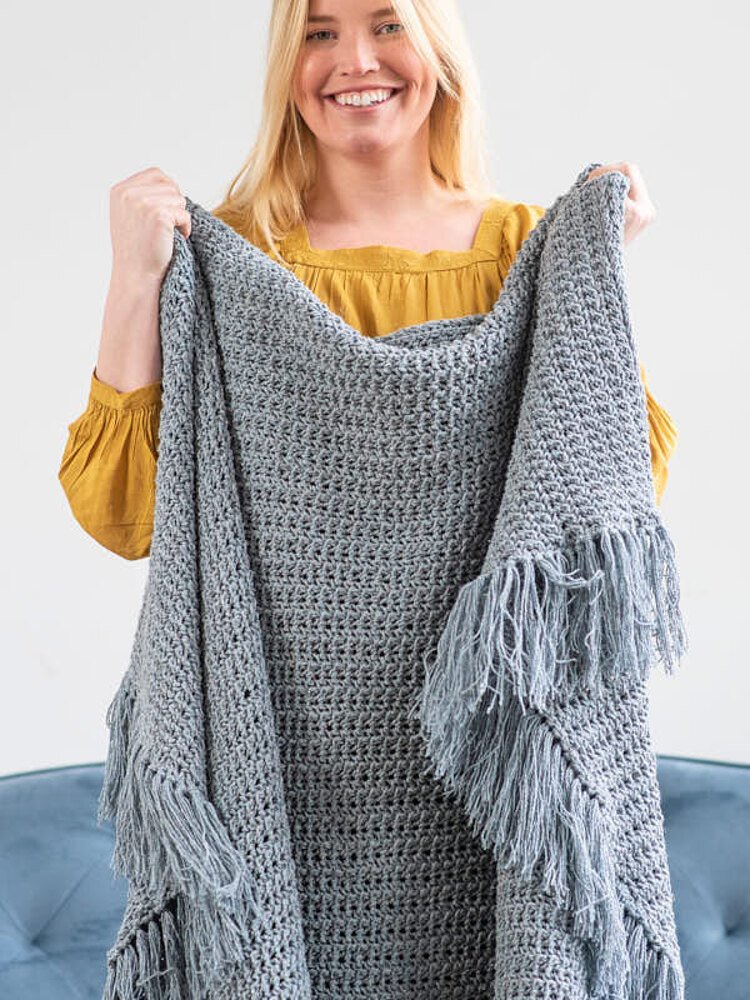 Amorie Blanket in Berroco Remix Chunky - Downloadable PDF