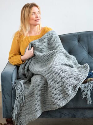 Amorie Blanket in Berroco Remix Chunky - Downloadable PDF