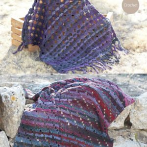 Blankets in Hayfield Colour Rich Chunky - 7294 - Downloadable PDF