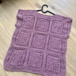 Flower Crochet Summer Top crochet project by Janet Fung