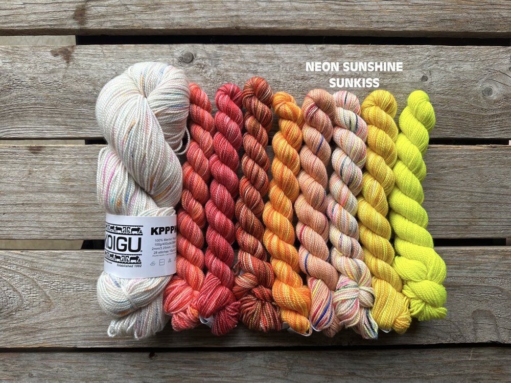 Koigu Ambah Solstice KAL 2025 Small Wrap