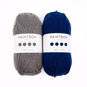 Paintbox Yarns Simply Aran Easy Beanie Hat 2 Ball Knitting Kit