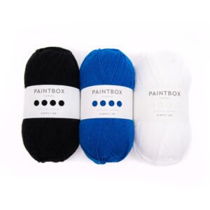 Paintbox Yarns Simply DK Dalmation Dog 3 Ball Knitting Kit