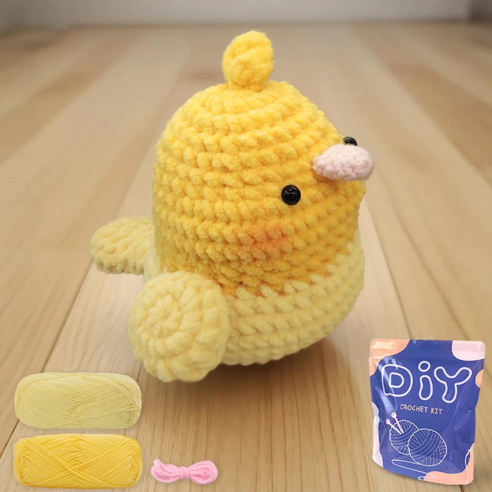 YAMAXIN DIY Crochet Kit for Beginners Easy Craft Tool Set with Phoenix Parrot Theme Knitting Arts & Crafts Project