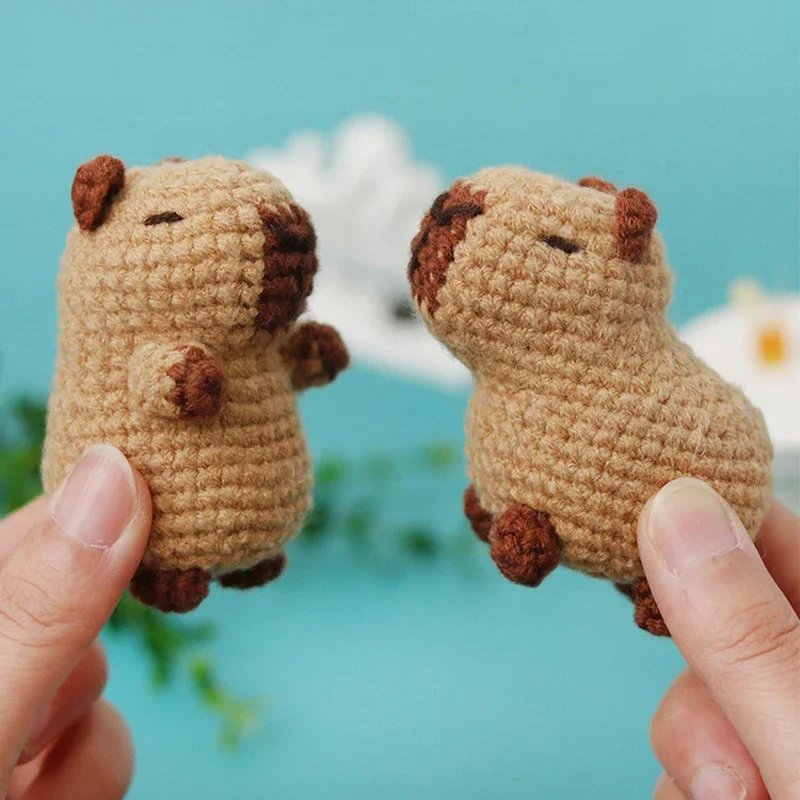 Capybara Crochet Kit, Cute Animal Crochet Kit Set, Christmas Gift, Crochet Kit For Beginners, Crochet Kit For Craft Lovers - Image 5