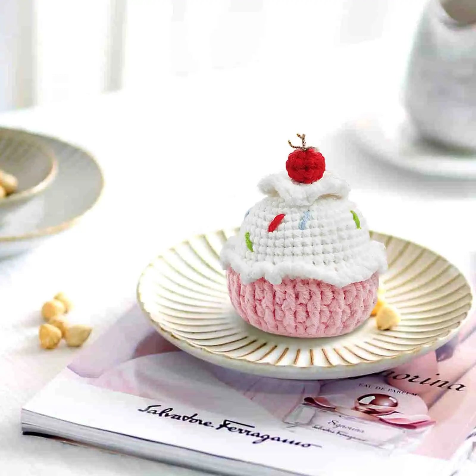 1set Cake Crochet Set for Beginners,Include Step-by-Step Video Tutorials(Accessories In Random Color) - Image 3