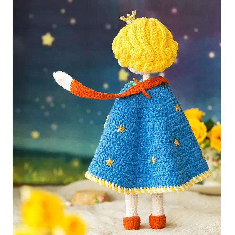 Susan's Family DIY Crochet Kit Little Prince Doll Material Package with Chinese Instructions - Image 3