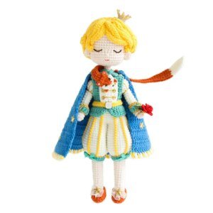 Susan's Family DIY Crochet Kit Little Prince Doll Material Package with Chinese Instructions