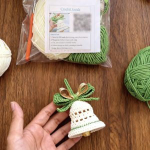 Christmas Wind Chime Crochet Kit – DIY Handmade, Yarn andTutorial