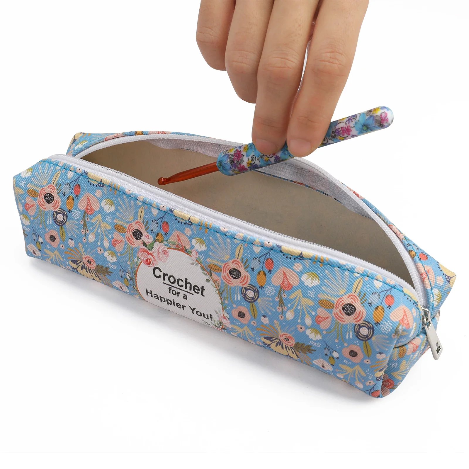 Sewing Crochet Hooks Ceramic Handle Alumina Crochet Hooks Knitting Needles Set Sewing Crochet for Weave Sewing Needles DIY Tool - Image 4