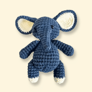 Elephant Amigurumi Crochet Kit for Beginners