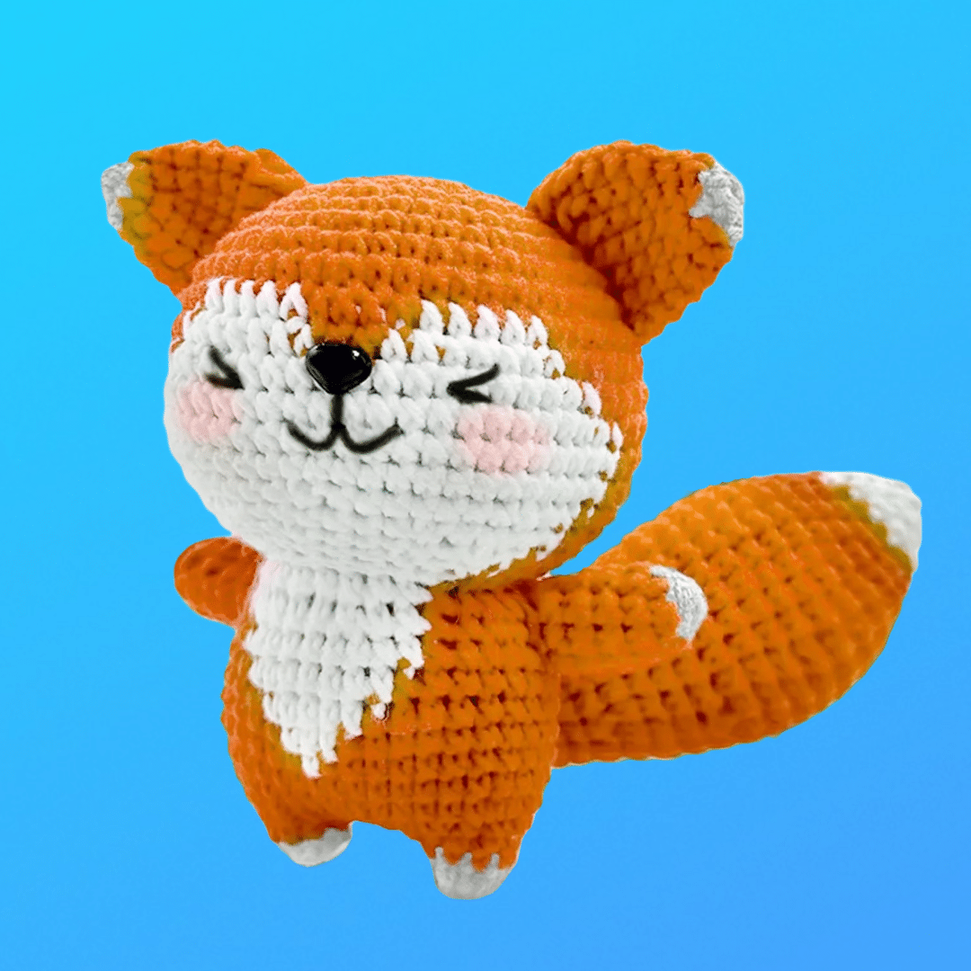 Fox Crochet Kit for Beginners with Step‑by‑Step Video Tutorial ...