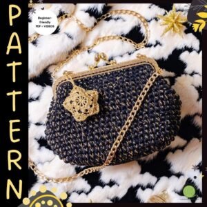 Crochet clutch "Starry night"