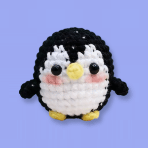 Beginner Penguin Amigurumi Crochet Kit - Cute Plush Starter Set
