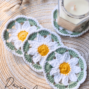Daisy Coaster Crochet Pattern