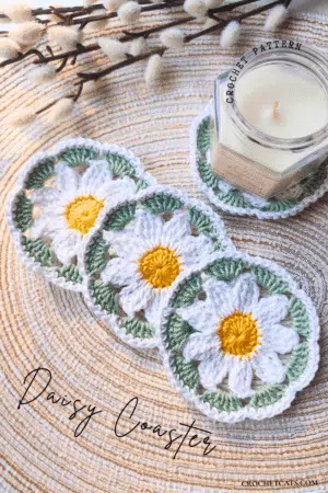 Daisy Coaster Crochet Pattern