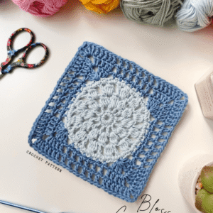 Blossom Granny Square Crochet Pattern